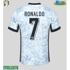 Portugal Cristiano Ronaldo #7 Bortatröja EM 2024 Kortärmad